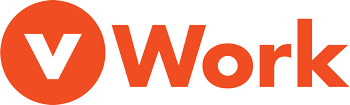 The vWork logo. Talkify answers calls for businesses that run their jobs in vWork and puts phone orders into vWork as jobs.